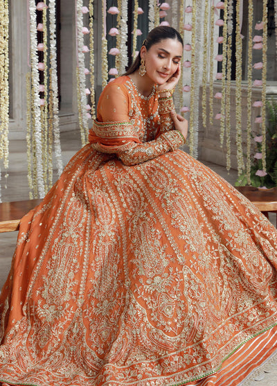 Gulmina Embroidered Chiffon Suits Unstitched 3 Piece GLM25EU D-06 - Formals Collection