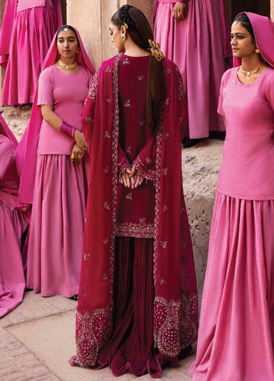 The Empress by Emaan Adeel Embroidered Chiffon Suits Unstitched 3 Piece EA25TE D-07 Kasyra