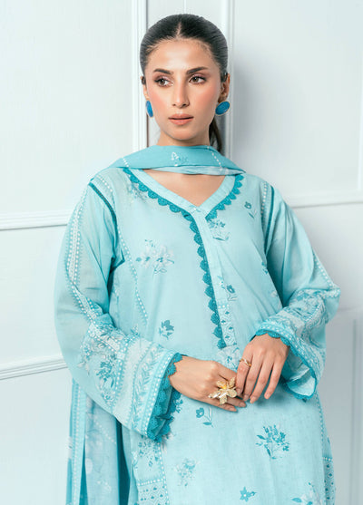 Amal Printed Lawn Suits Unstitched 3 Piece AL25AUS D-2