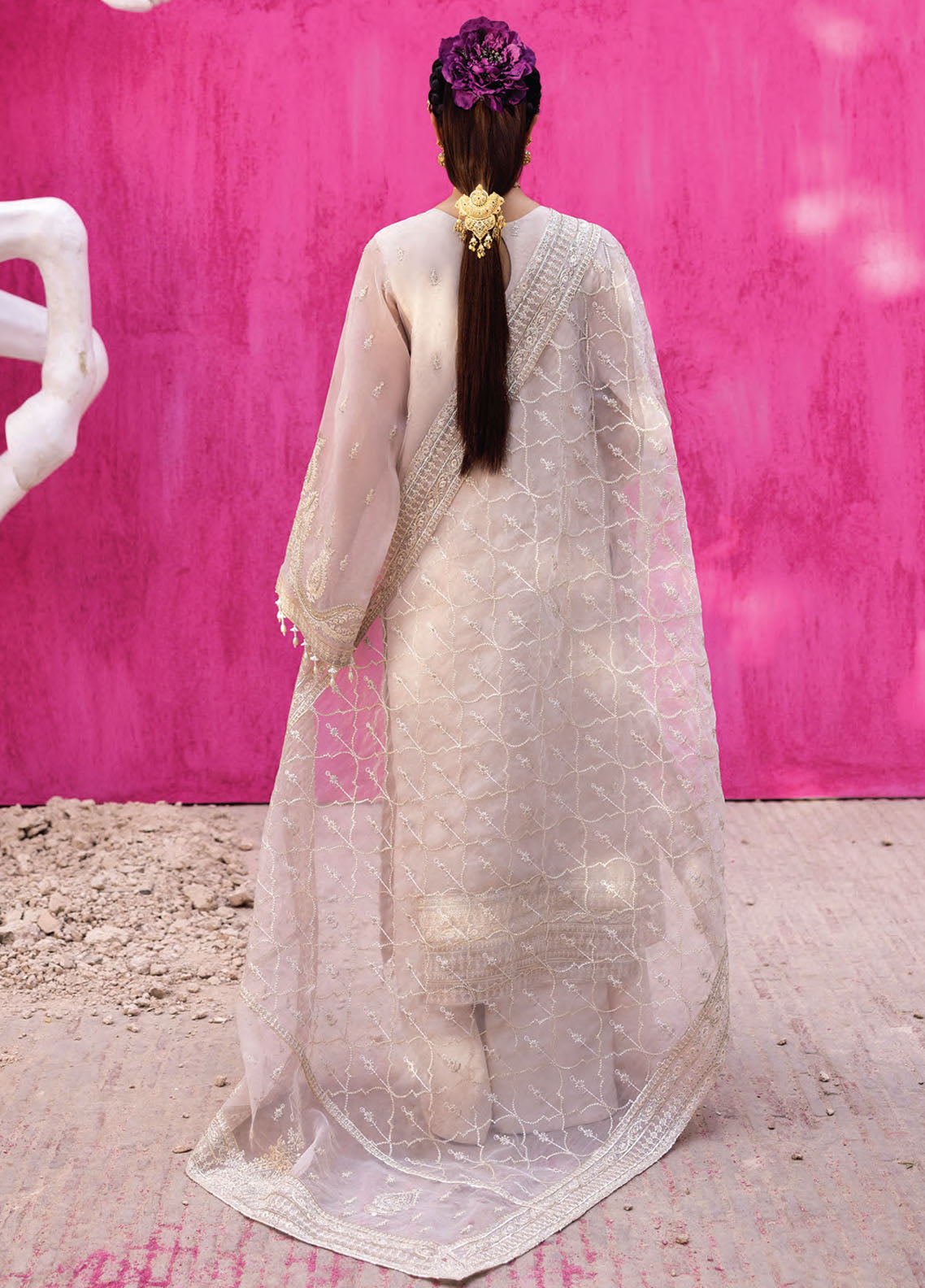 The Empress by Emaan Adeel Embroidered Chiffon Suits Unstitched 3 Piece EA25TE D-06 Lumesse