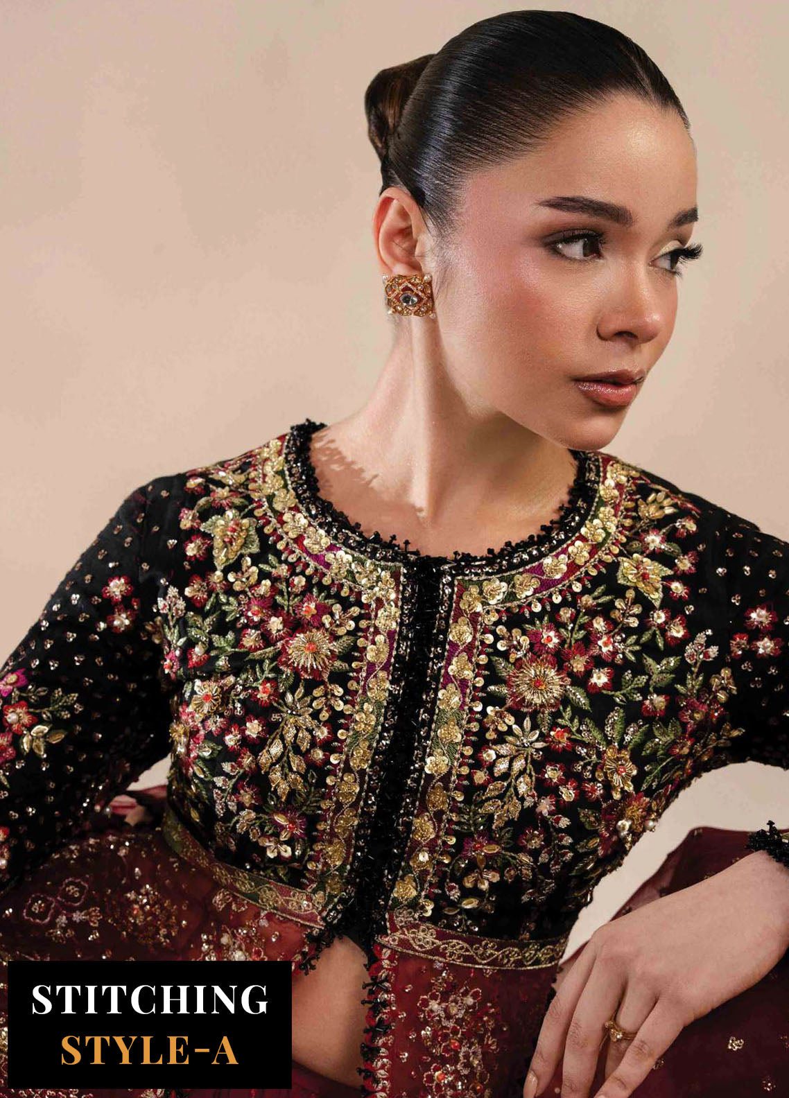Lilianne by Republic Womenswear Embroidered Raw Silk Suits Unstitched 3 Piece RW25LW D-03 Luceinne - Formal Collection