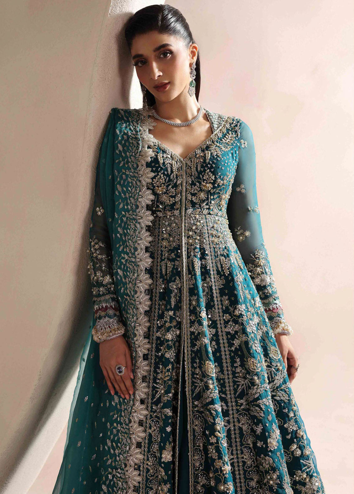 Lilianne by Republic Womenswear Embroidered Organza Suits Unstitched 3 Piece RW25LW D-01 Oriane - Formal Collection