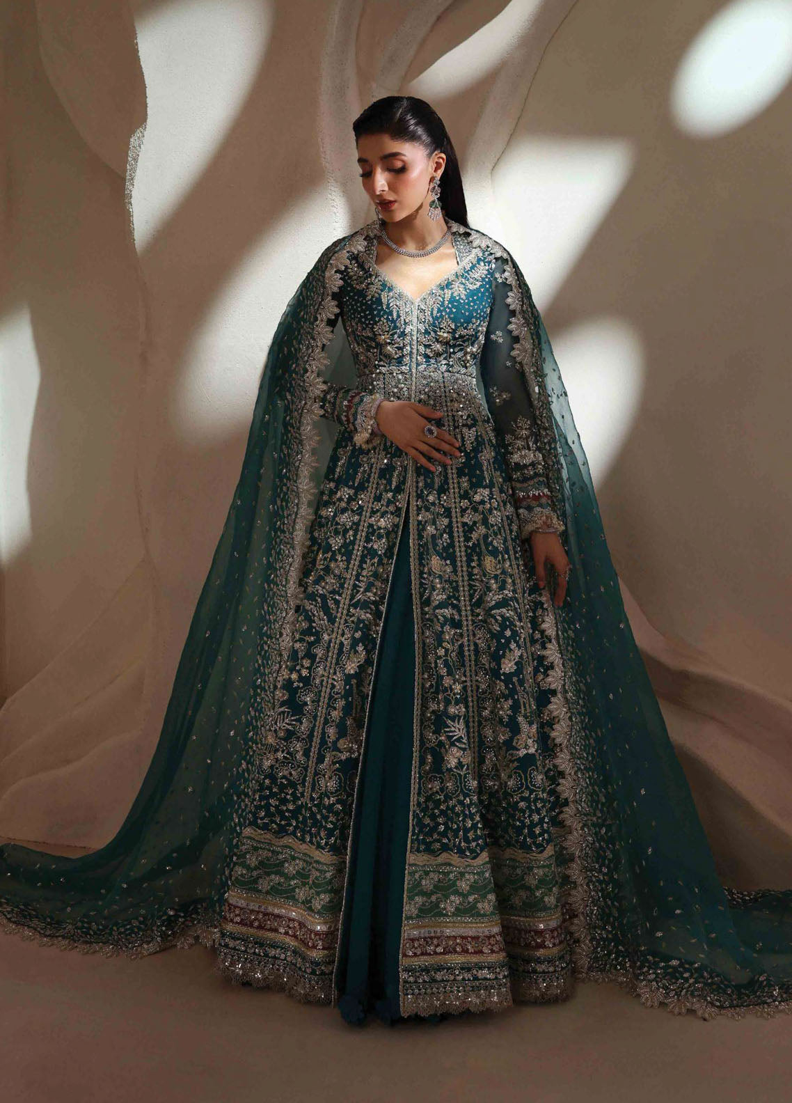 Lilianne by Republic Womenswear Embroidered Organza Suits Unstitched 3 Piece RW25LW D-01 Oriane - Formal Collection