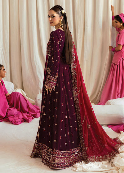 The Empress by Emaan Adeel Embroidered Chiffon Suits Unstitched 3 Piece EA25TE D-01 Avoria