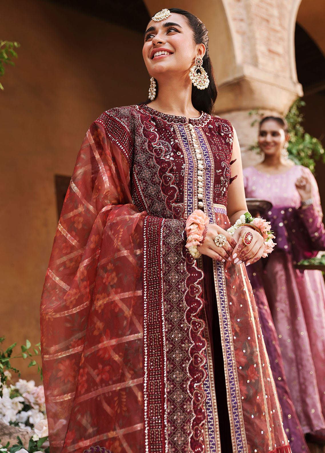 Jhoomro By Nureh Unstitched Luxury Formals Collection 2024 NL-71 Gehna