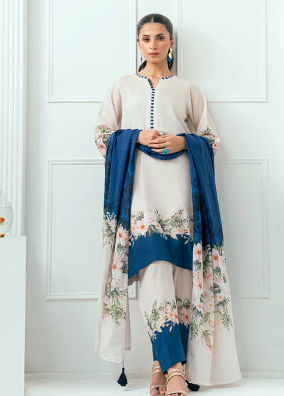 Amal Printed Lawn Suits Unstitched 3 Piece AL25AUS D-9
