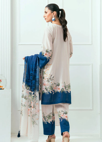 Amal Printed Lawn Suits Unstitched 3 Piece AL25AUS D-9