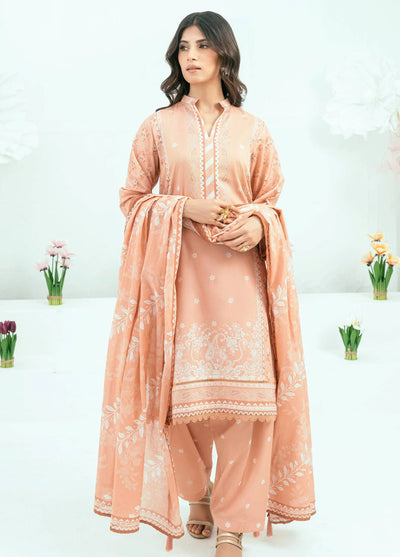 Amal Printed Lawn Suits Unstitched 3 Piece AL25AUS D-12