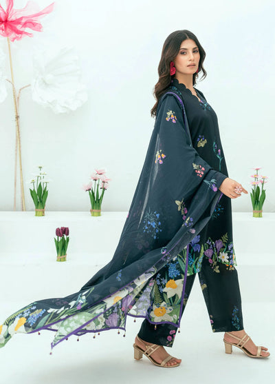 Amal Printed Lawn Suits Unstitched 3 Piece AL25AUS D-13