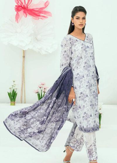 Amal Printed Lawn Suits Unstitched 3 Piece AL25AUS D-17