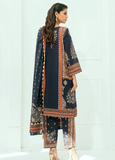 Amal Printed Lawn Suits Unstitched 3 Piece AL25AUS D-8