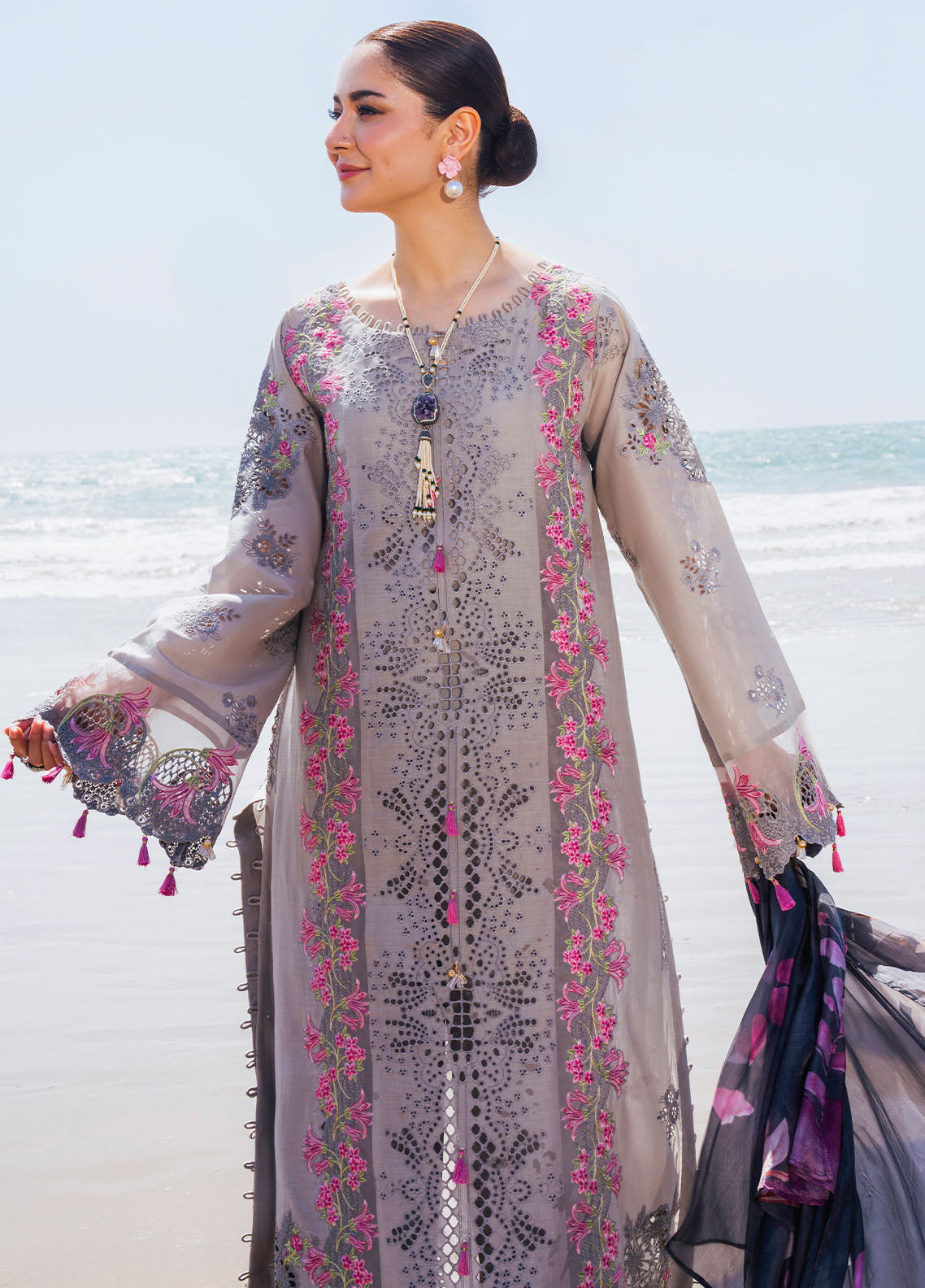 Hai Kuch By Elaf Festive Lawn Collection 2024 EHK-04 Alyaanah