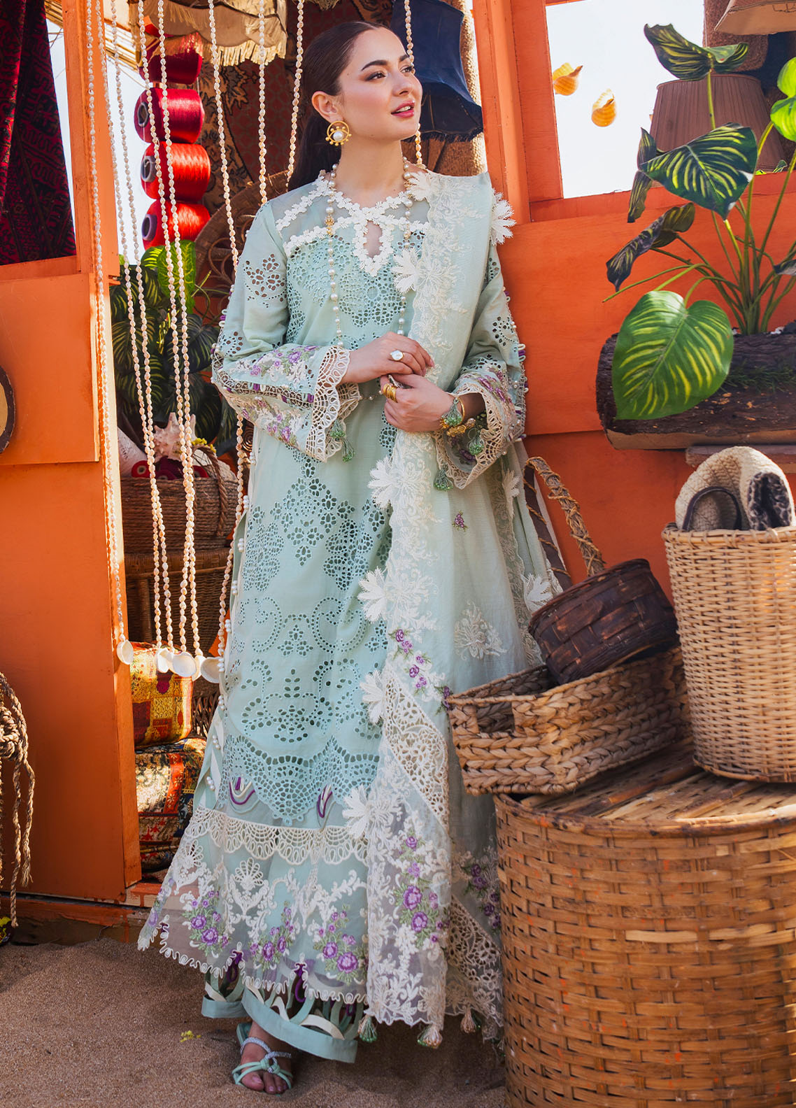 Hai Kuch By Elaf Festive Lawn Collection 2024 EHK-3A Mehrma