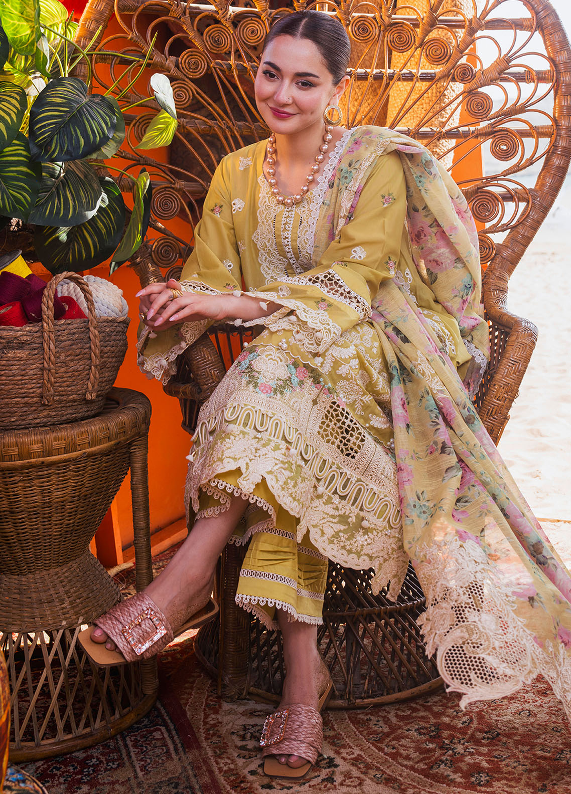 Hai Kuch By Elaf Festive Lawn Collection 2024 EHK-2B Nargis