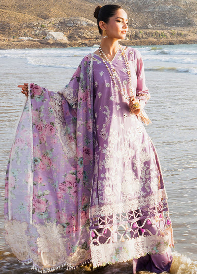 Hai Kuch By Elaf Festive Lawn Collection 2024 EHK-2A Banafsha