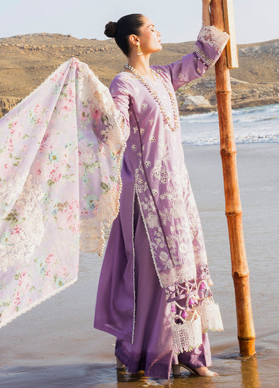 Hai Kuch By Elaf Festive Lawn Collection 2024 EHK-2A Banafsha