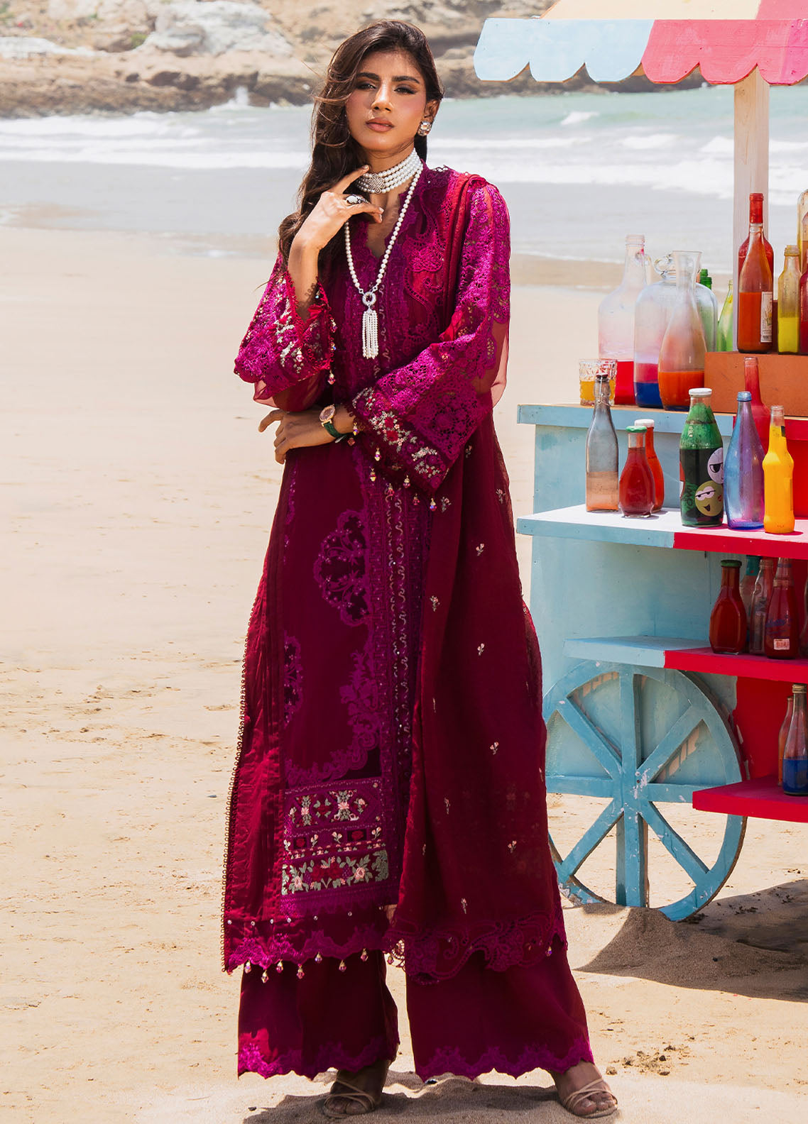 Hai Kuch By Elaf Festive Lawn Collection 2024 EHK-1B Gulzar