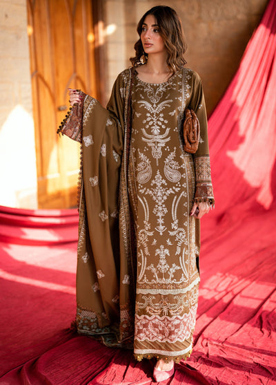 Zync by Florent One Nation Unstitched Khaddar Embroidered Suits 3 Piece FL25ON FL-6A - Casual Collection