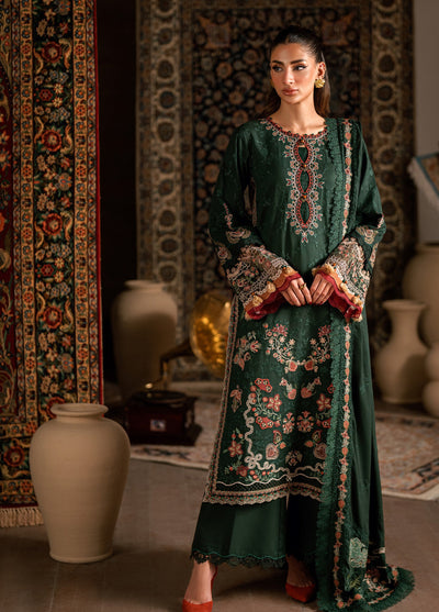 Zync by Florent One Nation Unstitched Khaddar Embroidered Suits 3 Piece FL25ON FL-7B - Casual Collection