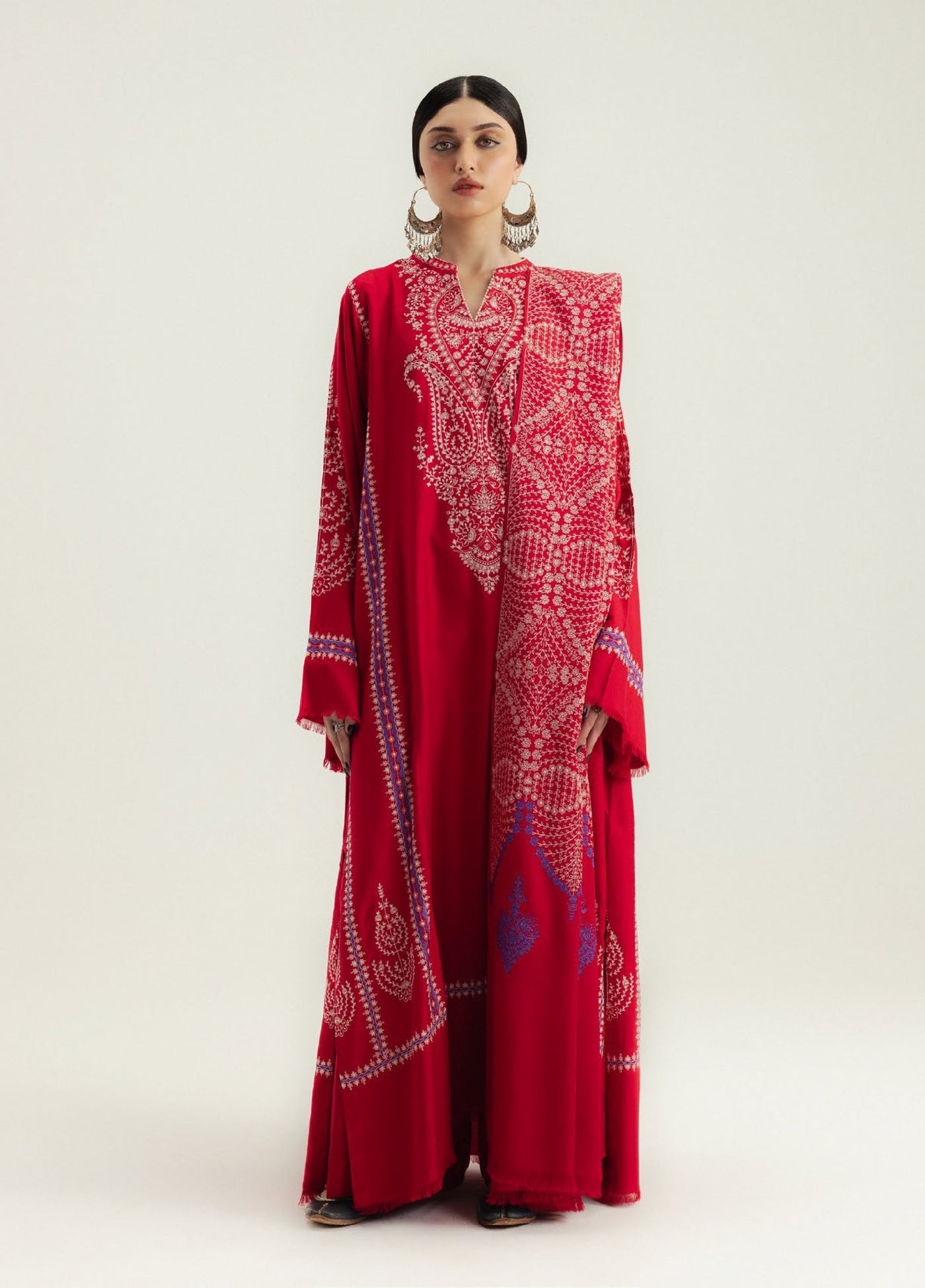 Zara Shahjahan Unstitched Casuals Marina Embroidered Suits 3 Piece CZS25WC D5-Laalazar - Casuals Collection