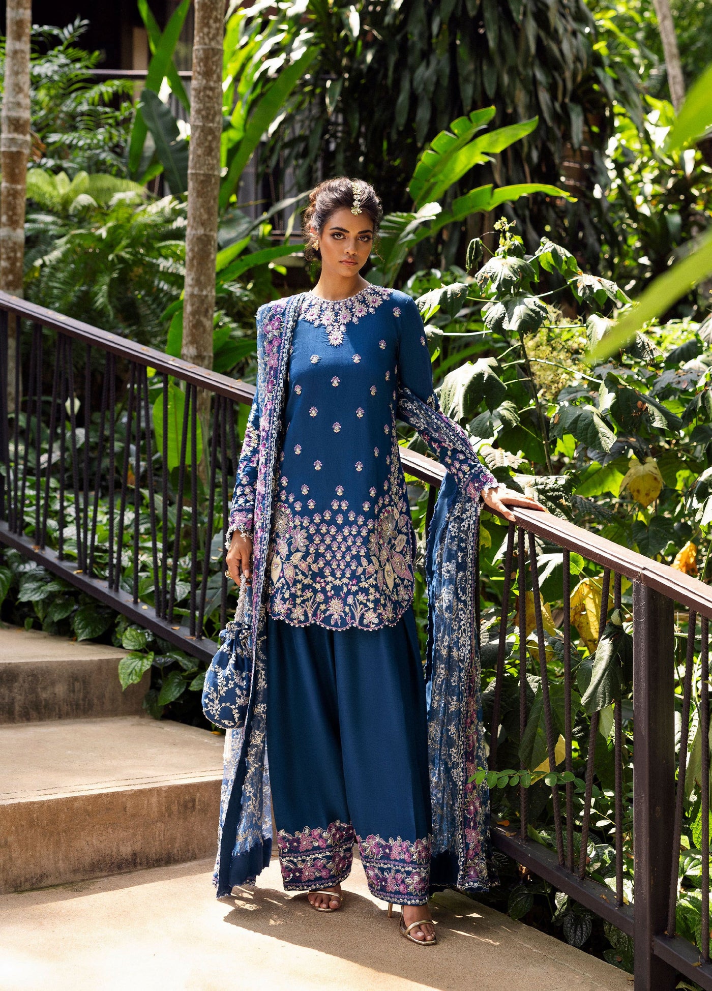 Saira Rizwan Unstitched Raw Silk Embroidered Suits 3 Piece SR25UF SRF25-08 Delara - Formal Collection