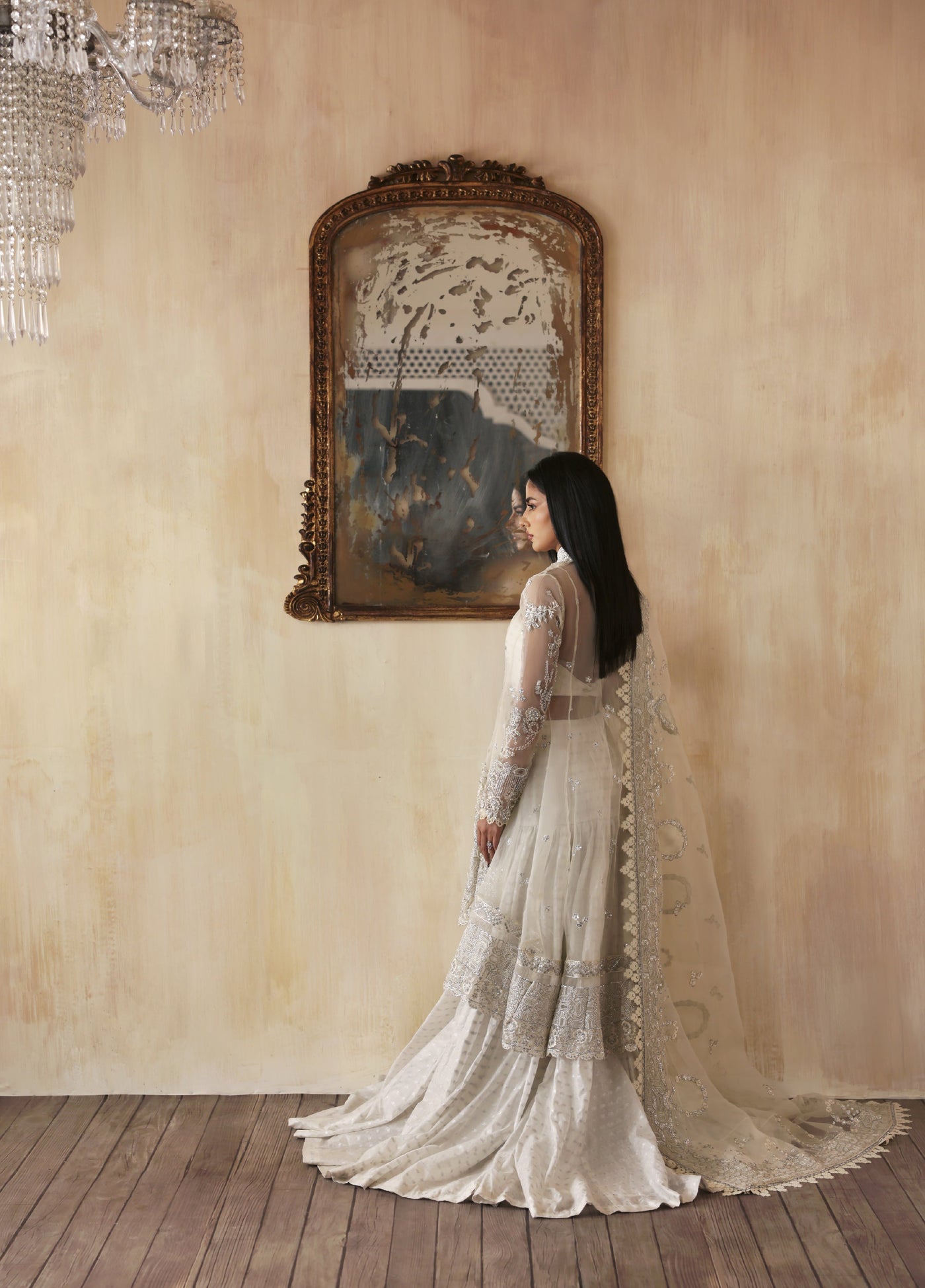 Jahanara by Zarposh Embroidered Organza Suits Unstitched 3 Piece ZP25JF Zarunisa - Festive Collection