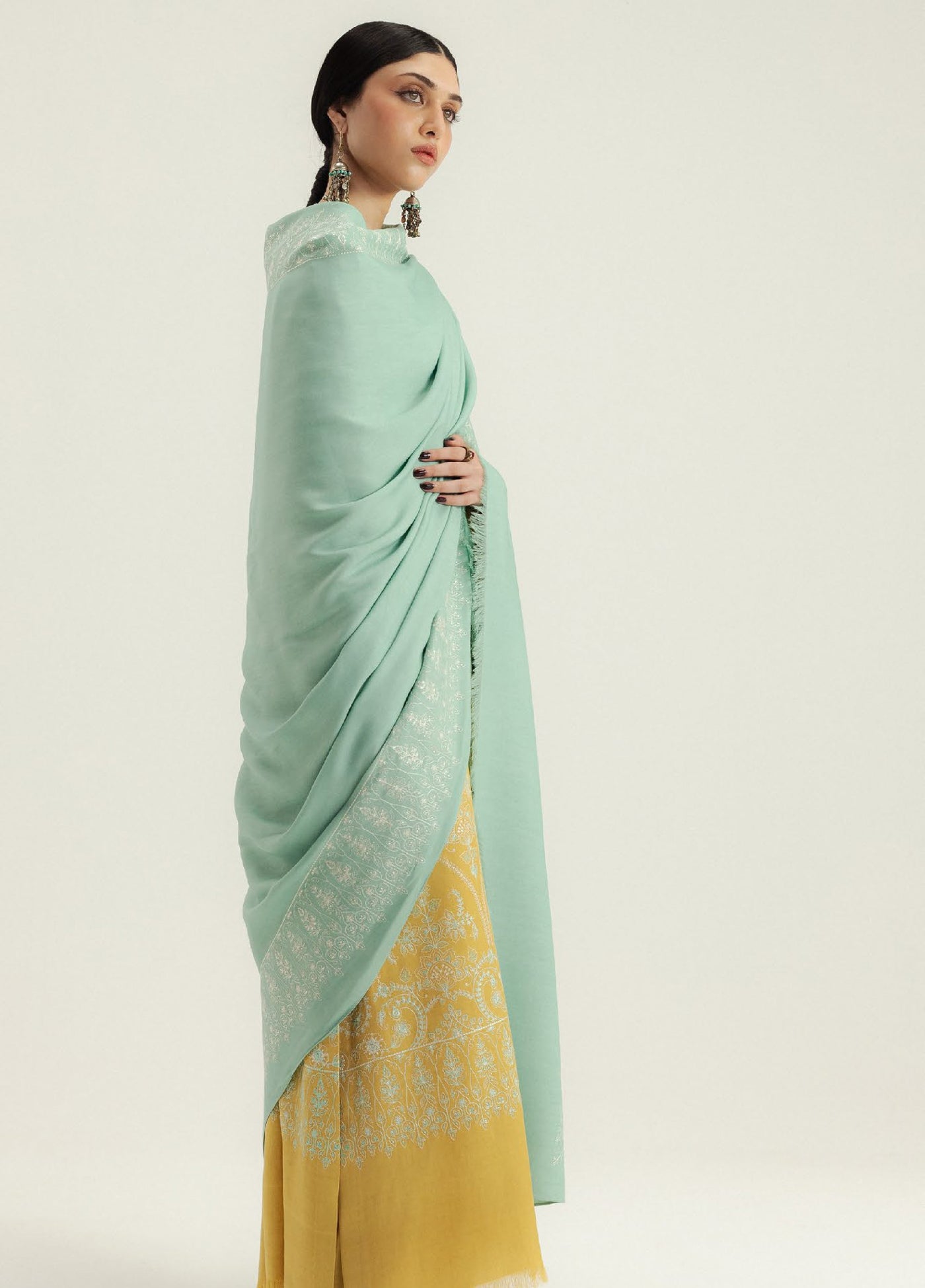 Zara Shahjahan Unstitched Casuals Marina Embroidered Suits 3 Piece CZS25WC D1-Zarvaan - Casuals Collection