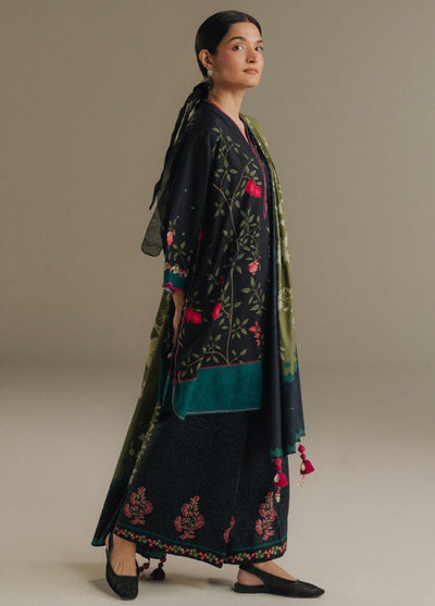 Coco by Zara Shahjahan Prints Unstitched Linen Suits 3 Piece CZS25PW Sienna Field D-4A - Winter Collection