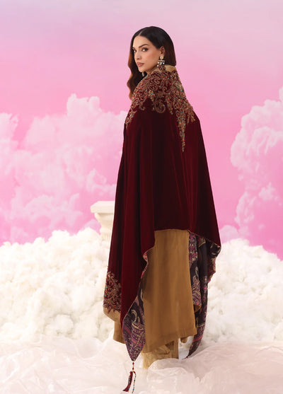 Mount Olypus by Musferah Saad Pret Embroidered Masoori 2 Piece Velour Aurelia - Pret Collection