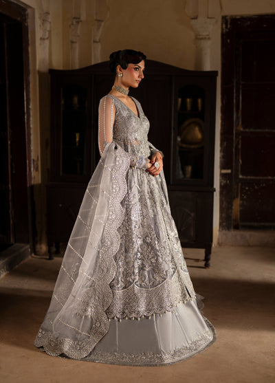 Dastan E Ishq by Ajr Festive Embroidered Unstitched Net 3 Piece Suits AJR25DI D-8 Mehar - Formals Collection