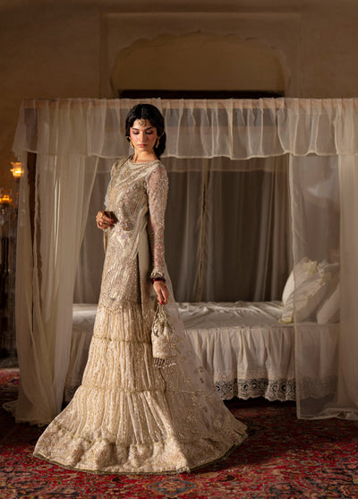 Dastan E Ishq by Ajr Festive Embroidered Unstitched Organza 3 Piece Suits AJR25DI D-2 Naghma - Formals Collection