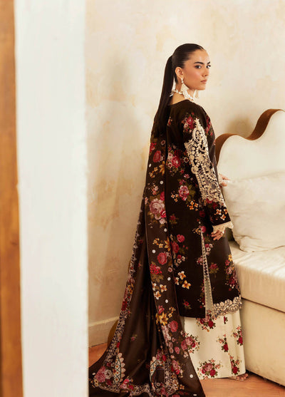 Nissa Floral Symphony by Rajbari Embroidered Marina Suits Unstitched 3 Piece RB25NM D-04 - Winter Collection