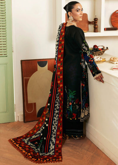 Nissa Floral Symphony by Rajbari Embroidered Marina Suits Unstitched 3 Piece RB25NM D-11 - Winter Collection