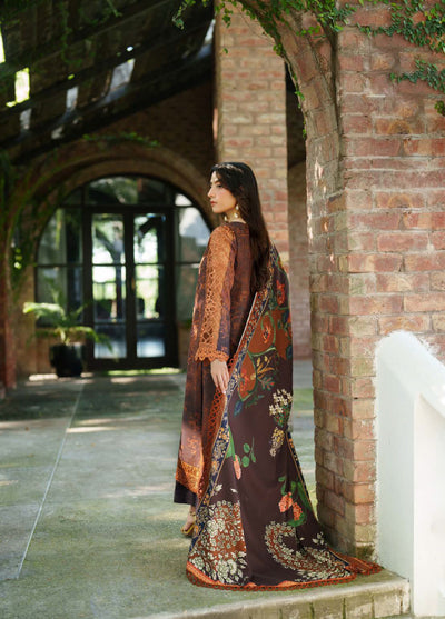 Meraki by Asifa And Nabeel Unstitched Viscose Embroidered Suits 3 Piece AN25MW ANM-07-Forest Calm - Casual Collection
