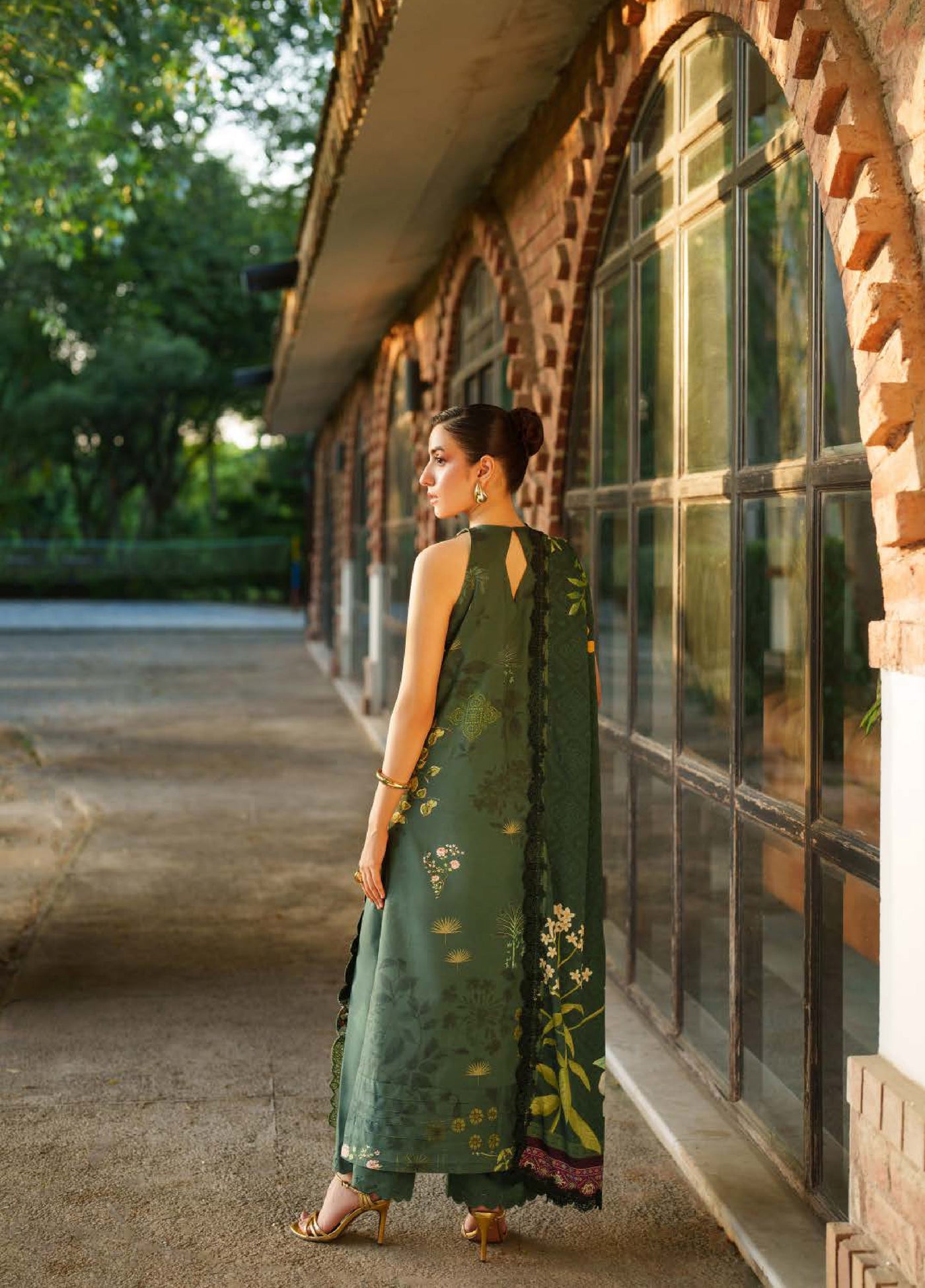 Meraki by Asifa And Nabeel Unstitched Viscose Embroidered Suits 3 Piece AN25MW ANM-01-Jade Dusk - Casual Collection