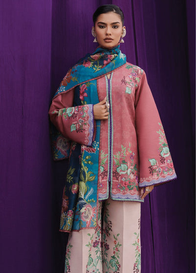 Aik Roz by Aik Atelier Unstitched Khaddar Printed Suits 3 Piece AIK25RK Look 02 - Winter Collection