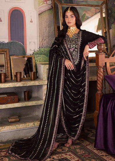 Nureh Nur Mahal The Silk Edit Unstitched Suits 3 Piece NU25NM NE-197 - Festive Collection