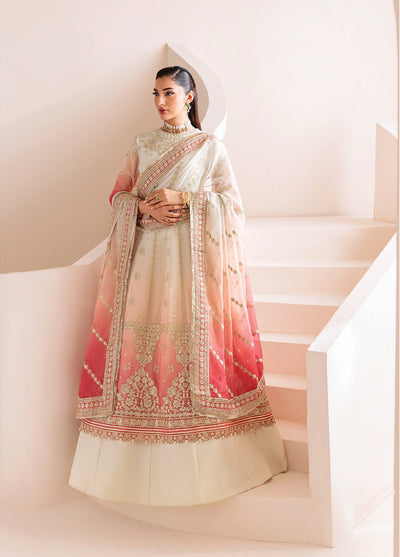 Xenia Formal Unstitched Luxury Embroidered Chiffon Suits 3 Piece XE25UF 04-Mahlaqa - Formals Collection