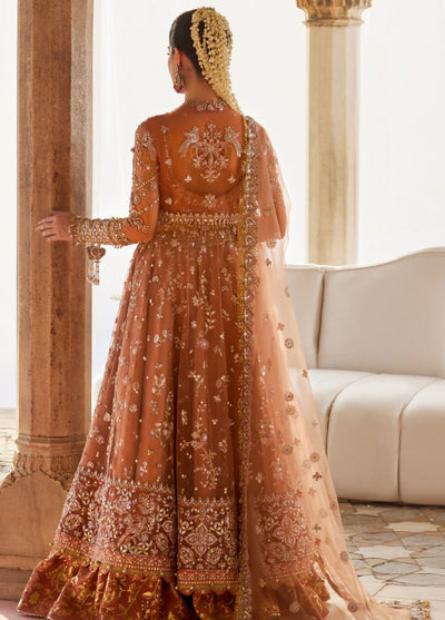 Zaha by Khadija Shah Gossamer Unstitched Embroidered Suits 3 Piece ZL25GF ZC25-08 - Festive Collection