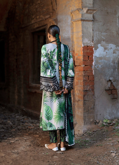 AJR Sard Shaam Embroidered Unstitched Linen Suits 3 Piece AJR25SS AJRW-02 GULBAHAR - Winter Collection