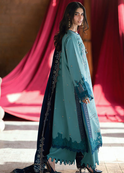 Zync by Florent One Nation Unstitched Khaddar Embroidered Suits 3 Piece FL25ON FL-2B - Casual Collection