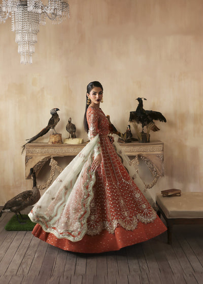 Jahanara by Zarposh Embroidered Organza Suits Unstitched 3 Piece ZP25JF Mahgul - Festive Collection