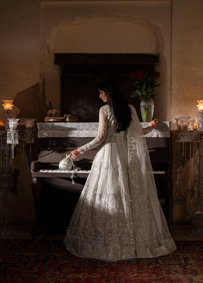 Dastan E Ishq by Ajr Festive Embroidered Unstitched Net 3 Piece Suits AJR25DI D-5 Roohi - Formals Collection