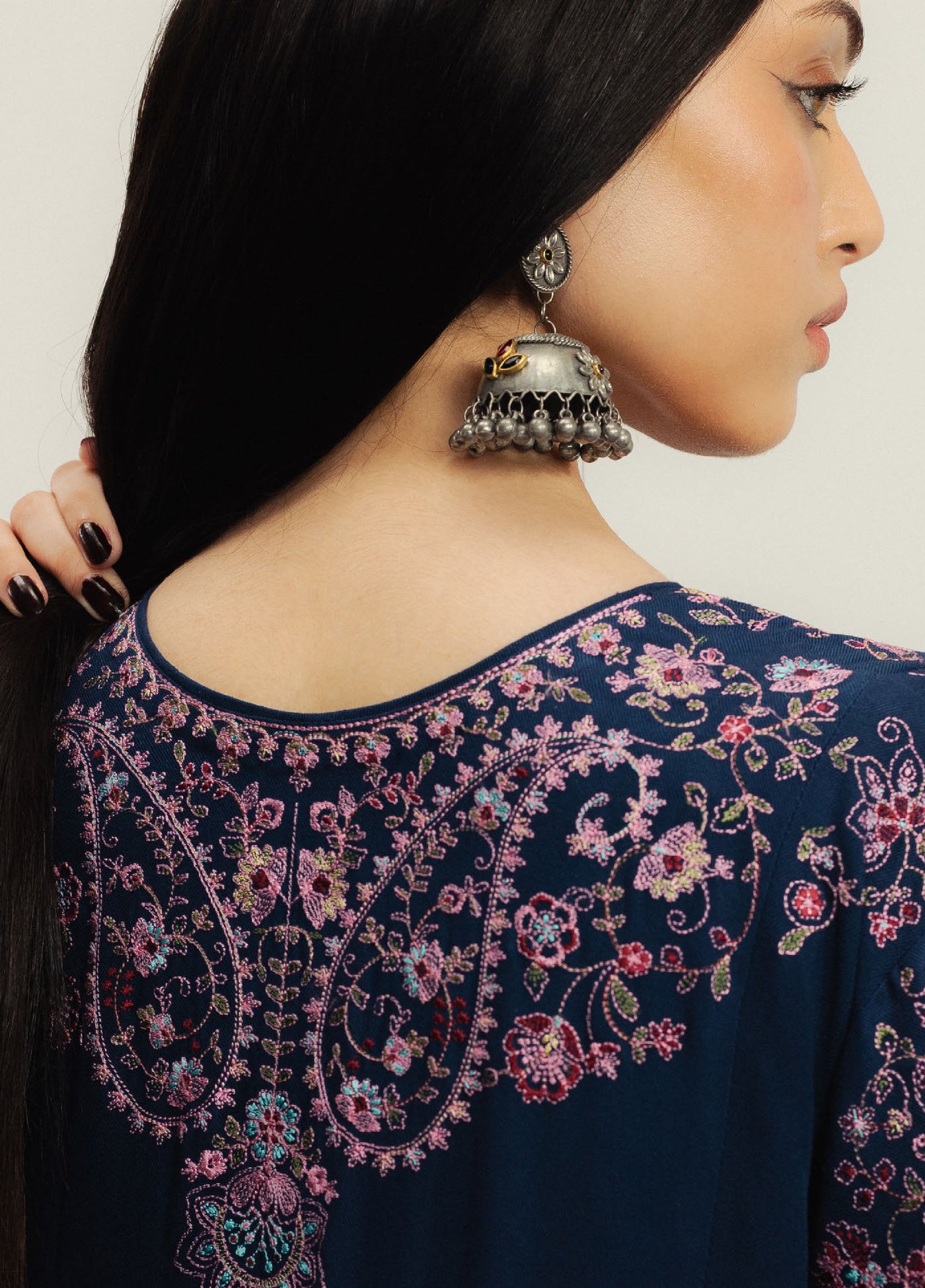 Zara Shahjahan Unstitched Casuals Marina Embroidered Suits 3 Piece CZS25WC D3-Neelum - Casuals Collection