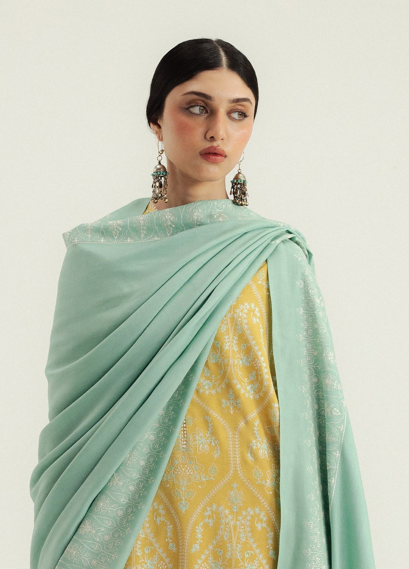 Zara Shahjahan Unstitched Casuals Marina Embroidered Suits 3 Piece CZS25WC D1-Zarvaan - Casuals Collection