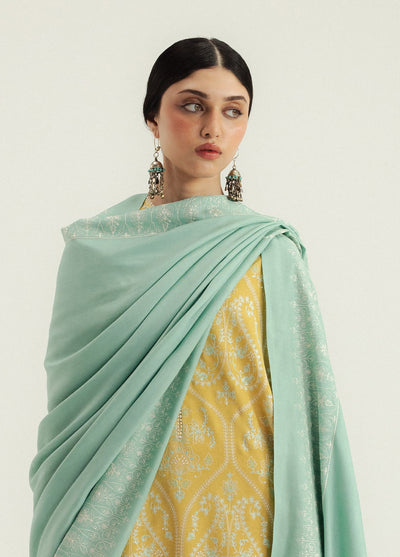 Zara Shahjahan Unstitched Casuals Marina Embroidered Suits 3 Piece CZS25WC D1-Zarvaan - Casuals Collection