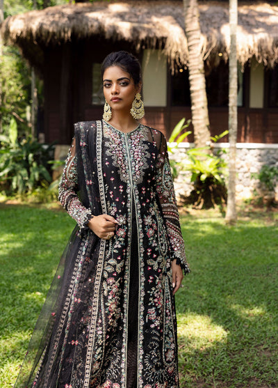 Saira Rizwan Unstitched Organza Embroidered Suits 3 Piece SR25UF SRF25-02 Avina - Formal Collection
