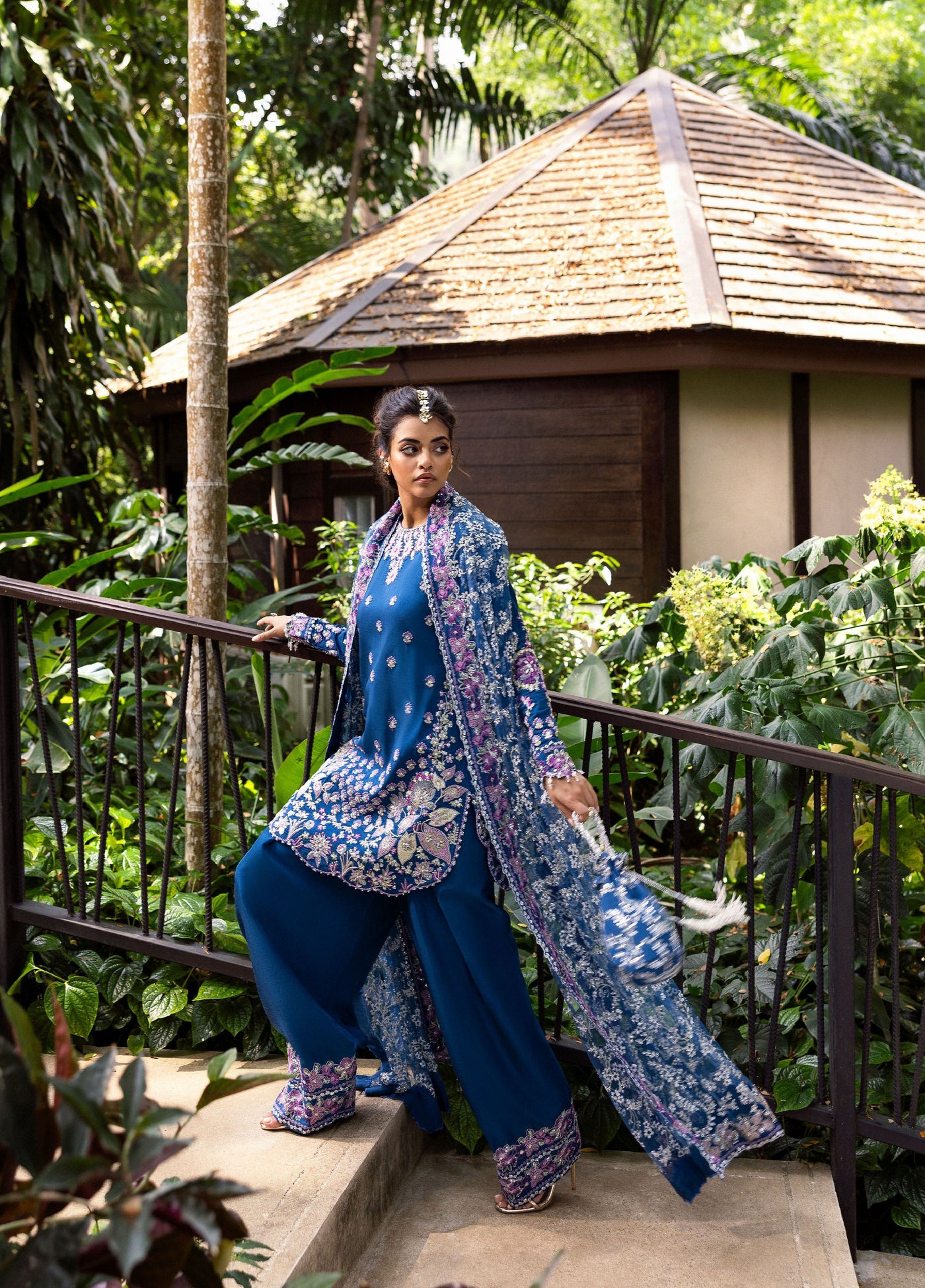 Saira Rizwan Unstitched Raw Silk Embroidered Suits 3 Piece SR25UF SRF25-08 Delara - Formal Collection