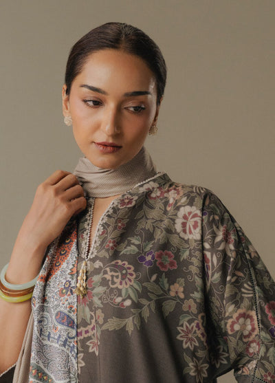 Coco by Zara Shahjahan Prints Unstitched Linen Suits 3 Piece CZS25PW Autumn Line D-10A - Winter Collection