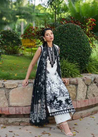 Meraki by Asifa And Nabeel Unstitched Viscose Embroidered Suits 3 Piece AN25MW ANM-02-Ember Glow - Casual Collection